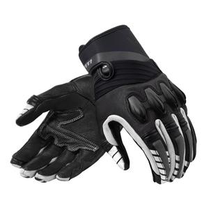 Revit Energy črno-bele motoristične rokavice za prodajo razprodaja