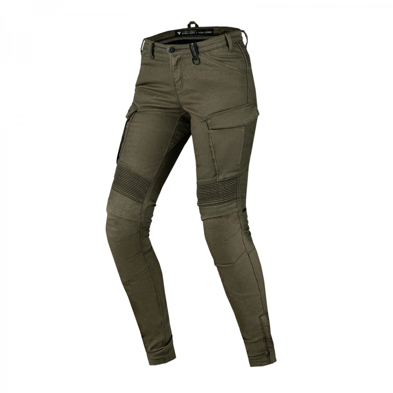 Ženske motoristične kavbojke Shima Giro 2.0 khaki razprodaja