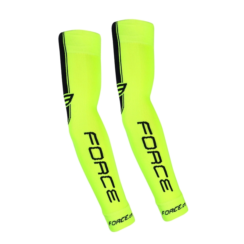 Pleteni grelci za roke FORCE, fluo razprodaja