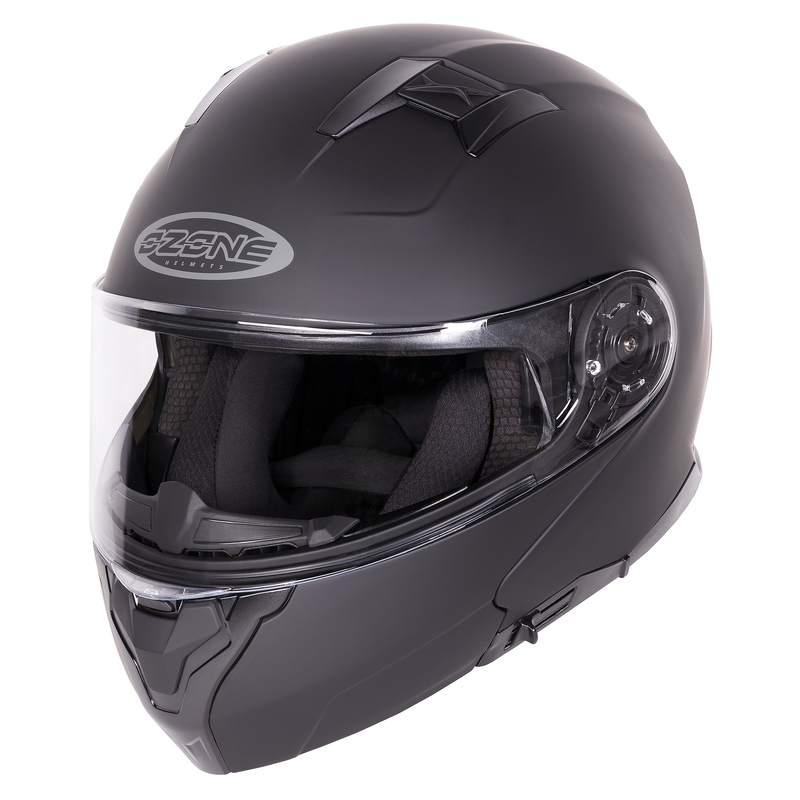 Ozone Flip Up motoristična čelada Storm Black Matte