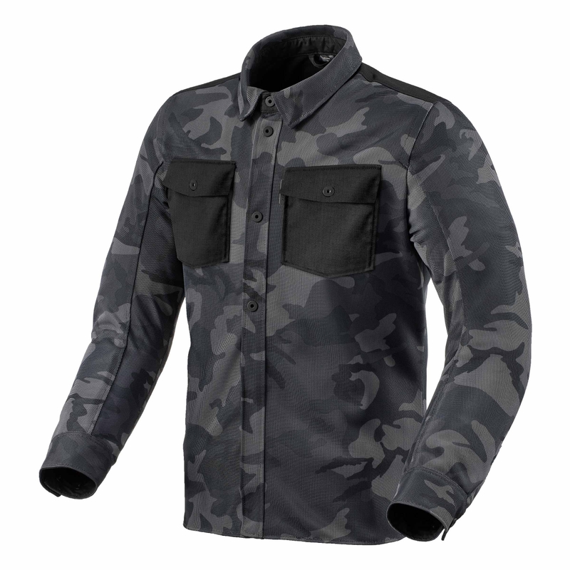 Revit Tracer Air 2 Camo Grey motoristična majica razprodaja