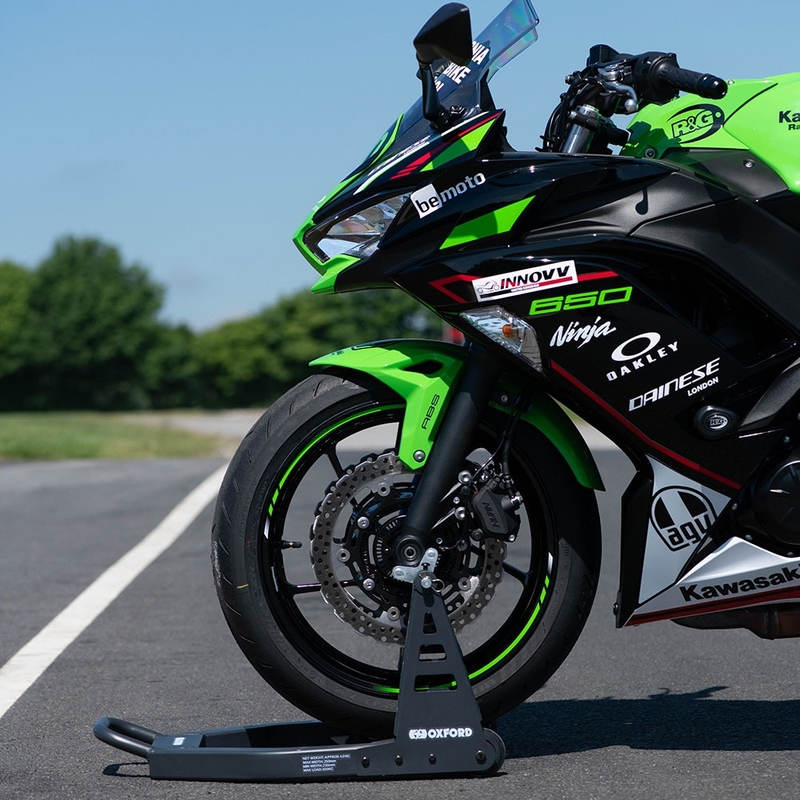 Sprednje stojalo za motorno kolo Oxford ZERO-G LITE iz aluminija