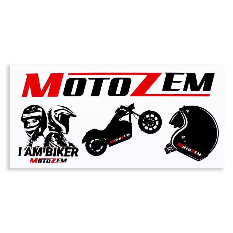 MotoZem Chopper nalepke set