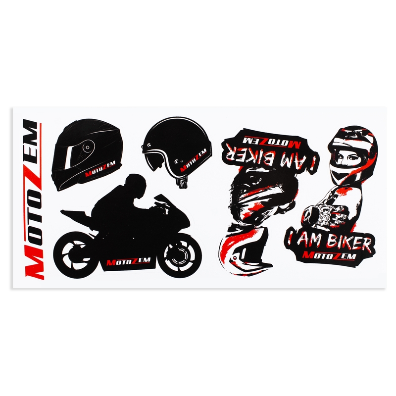 MotoZem Mix komplet nalepk