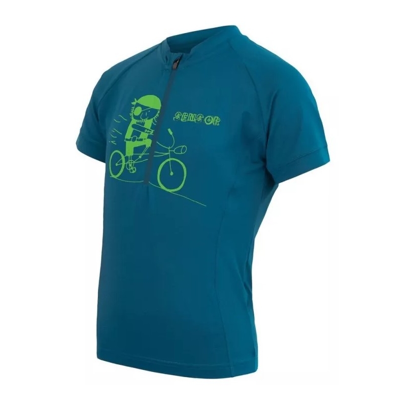 Otroška majica Sensor Entry blue - kratki rokavi razprodaja