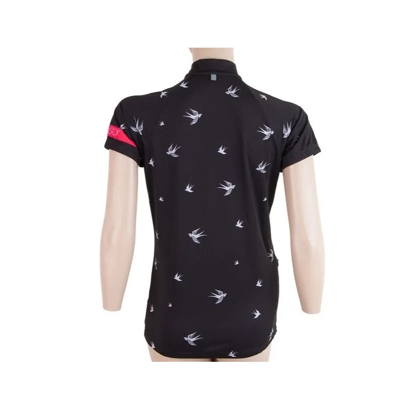 Ženska majica Sensor Swallow black - kratki rokavi razprodaja