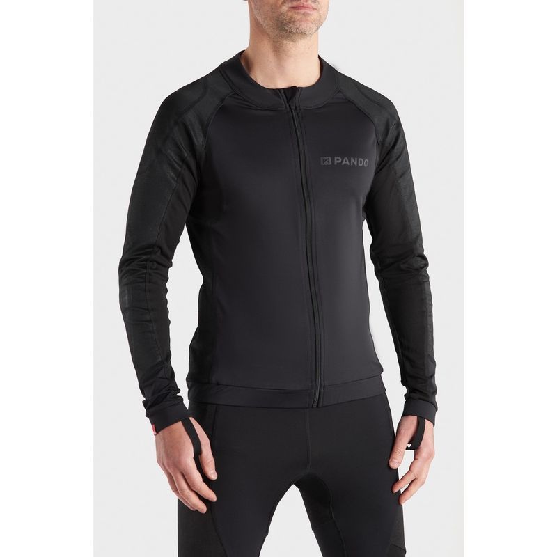 Motoristična majica PANDO MOTO Shell UH black razprodaja