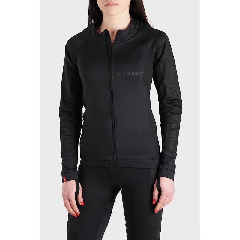 Motoristična majica PANDO MOTO Shell UH black razprodaja