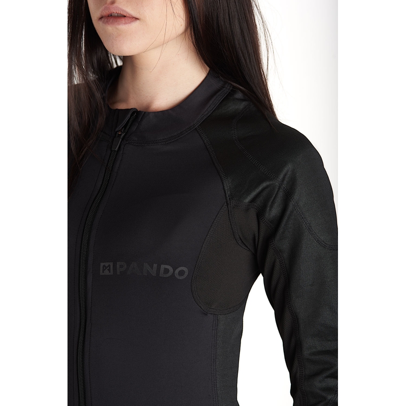 Motoristična majica PANDO MOTO Shell UH black razprodaja