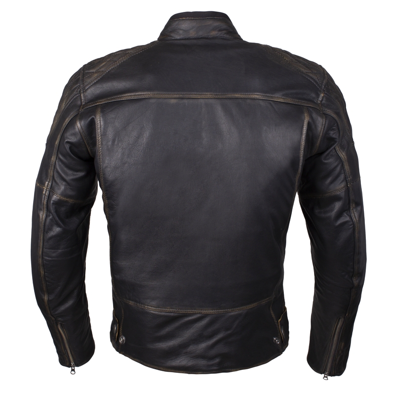 Street Racer Tribe Retro Brown motoristična jakna
