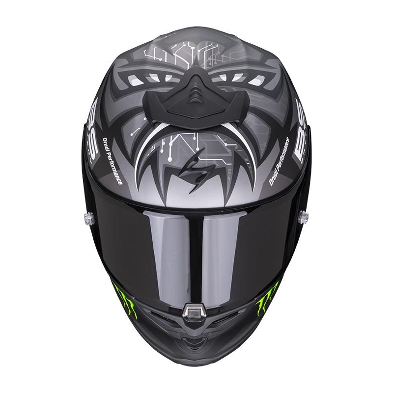 Integralna motoristična čelada Scorpion EXO-R1 Air Fabio Quartararo Monster Replica siva