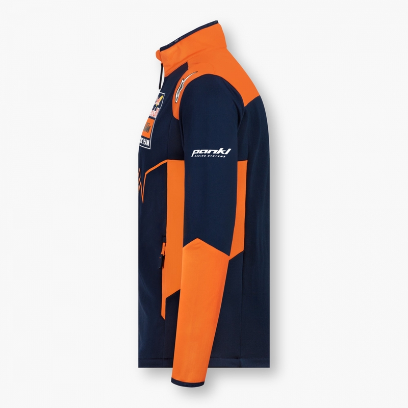 Softshell jakna KTM Red Bull Racing 22 modro-oranžna razprodaja