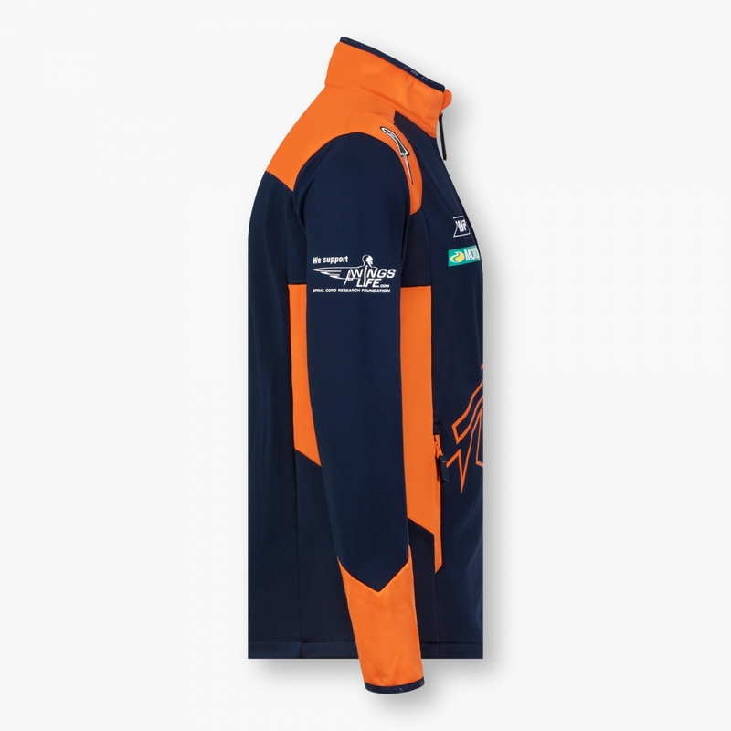 Softshell jakna KTM Red Bull Racing 22 modro-oranžna razprodaja