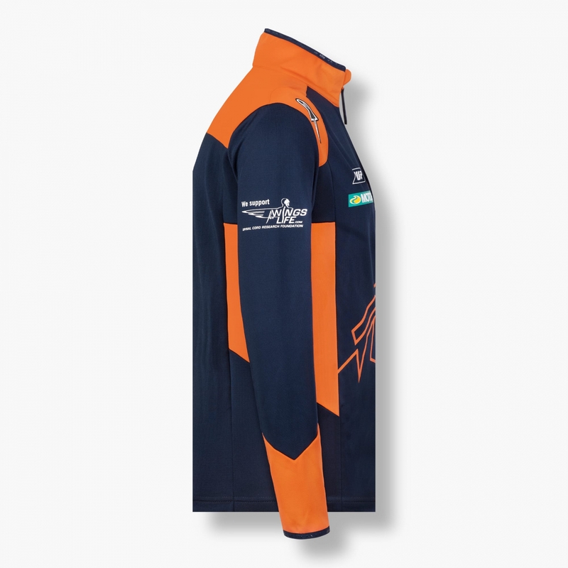 KTM Red Bull Racing Pulover 22 modro-oranžna razprodaja