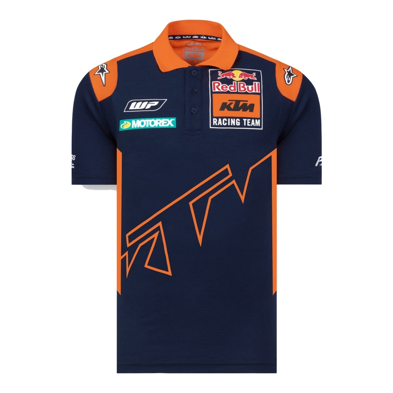 Polo majica KTM Red Bull Racing 22 modro-oranžna razprodaja