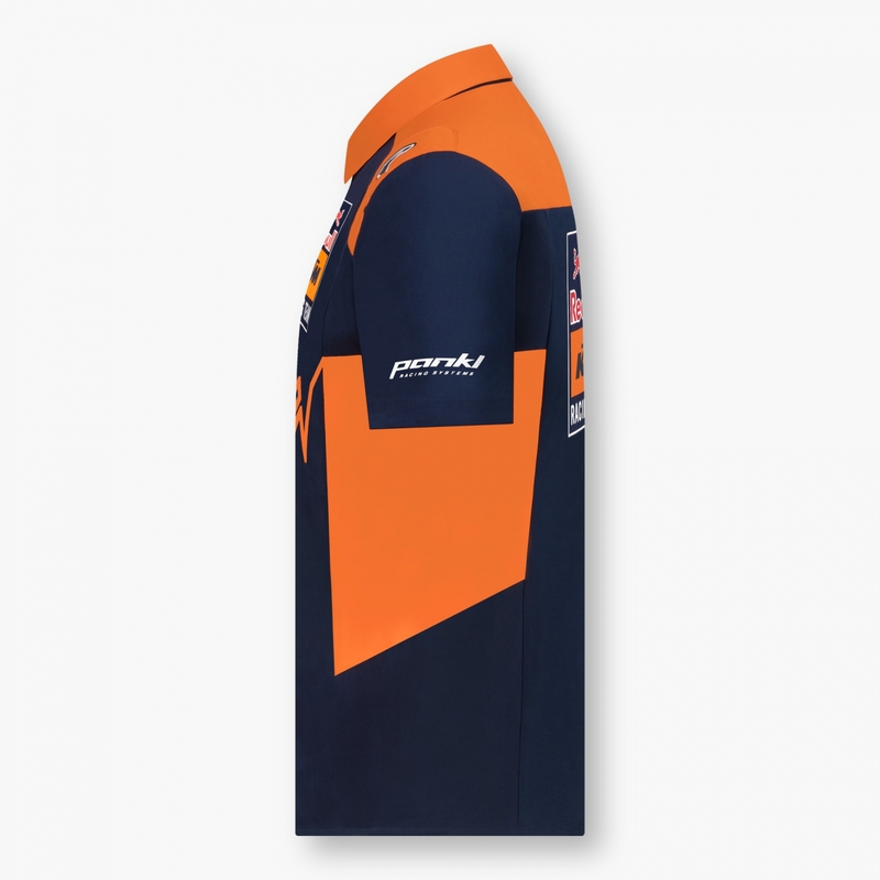 Polo majica KTM Red Bull Racing 22 modro-oranžna razprodaja