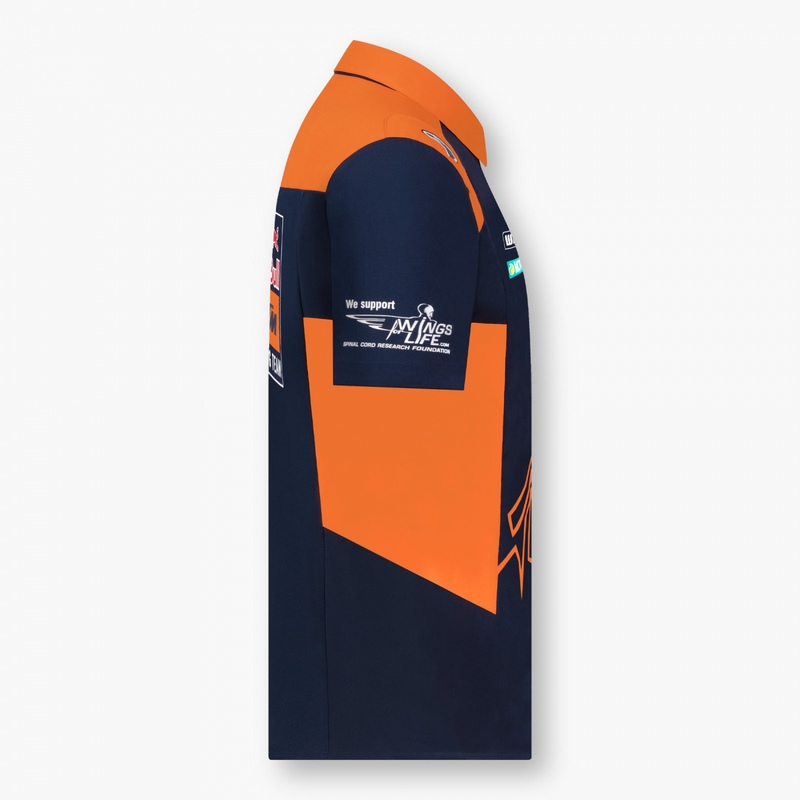 Polo majica KTM Red Bull Racing 22 modro-oranžna razprodaja