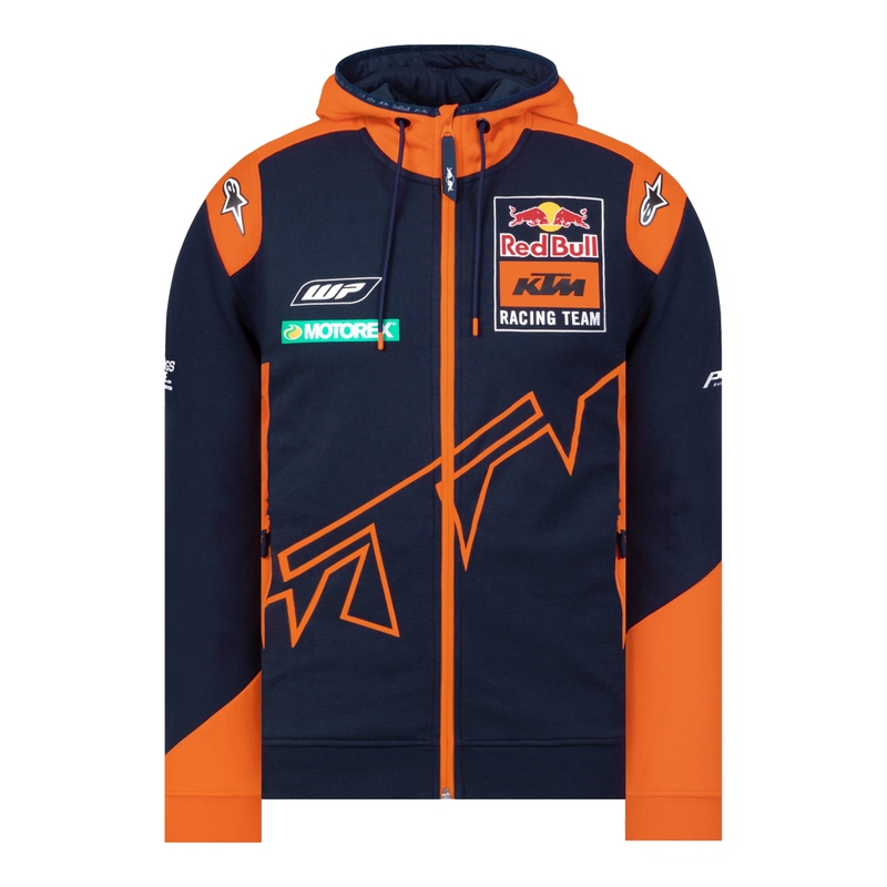 Otroška majica KTM Red Bull Racing Zip modro-oranžna