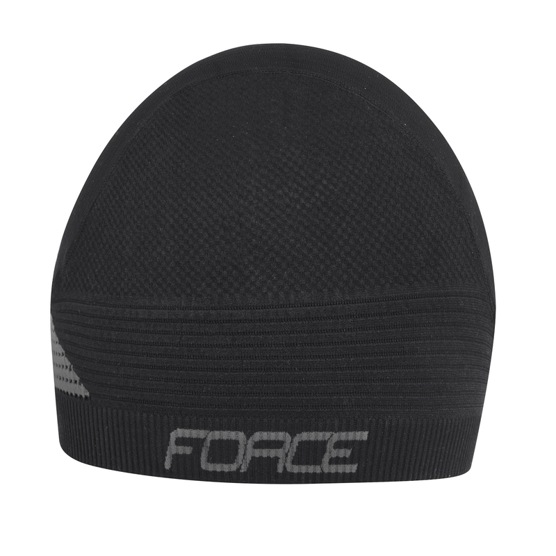 Kapa za čelado FORCE UNI, črna razprodaja