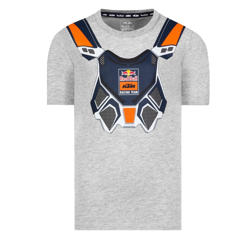 Otroška majica KTM Rock Solid Red Bull siva razprodaja