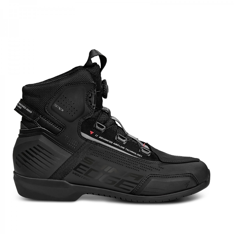 Shima Edge Vent Black Motorcycle Boots