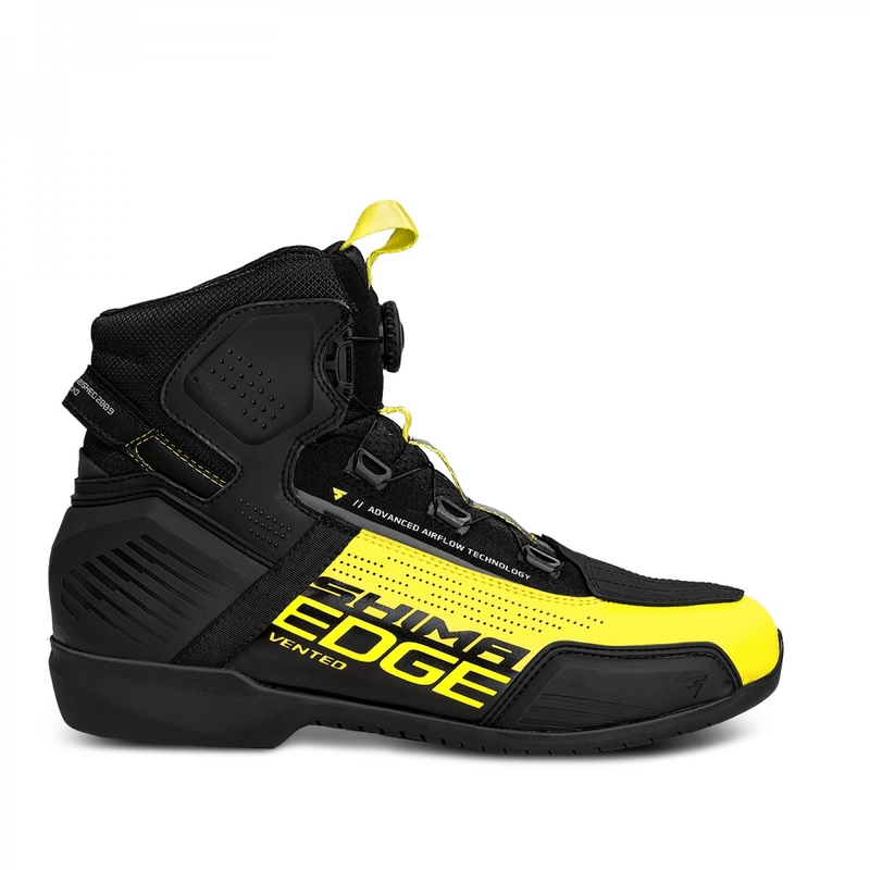 Moto škornji Shima Edge Vent črno-fluo rumeni