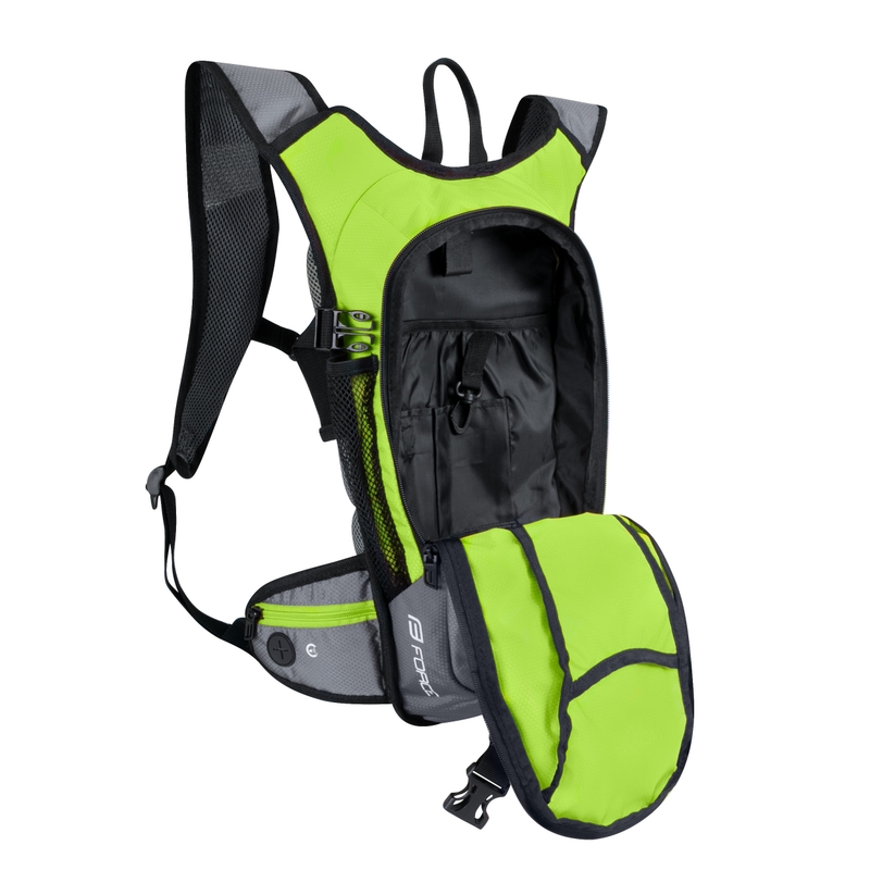 Kolesarski nahrbtnik FORCE Aron Ace 10 l fluo green-grey razprodaja