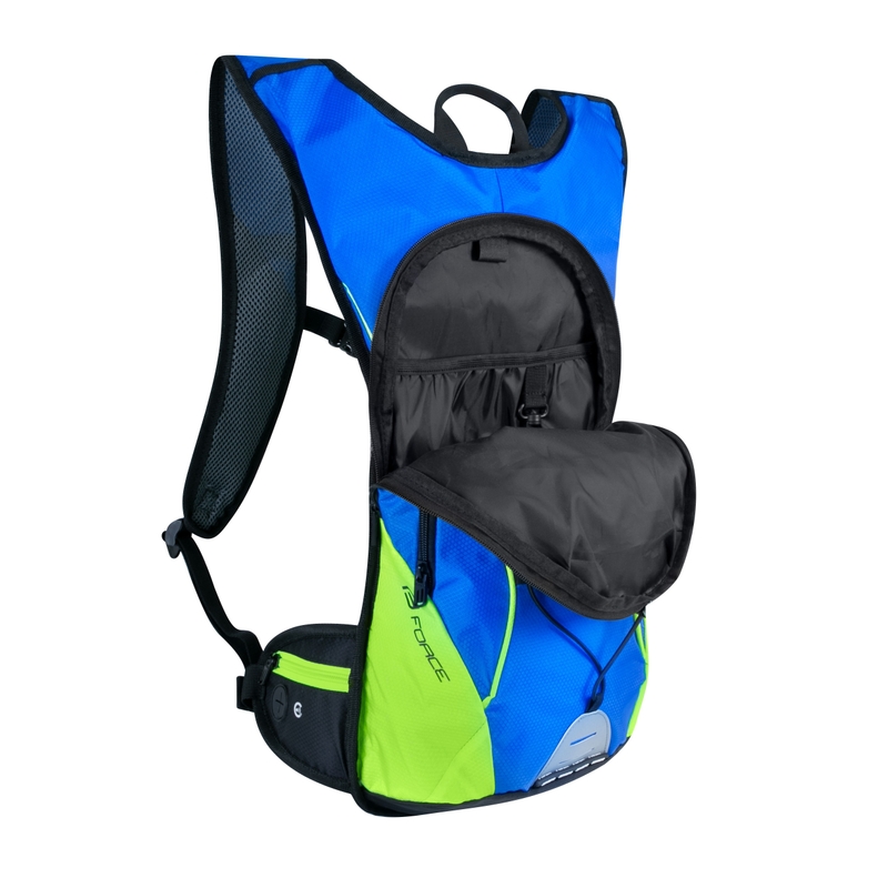 Kolesarski nahrbtnik FORCE Berry Ace 12 l blue-fluo green razprodaja