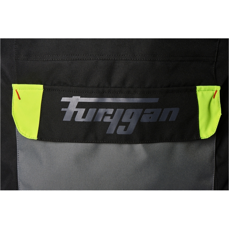 Furygan Apalaches črno-fluo rumena motoristična jakna