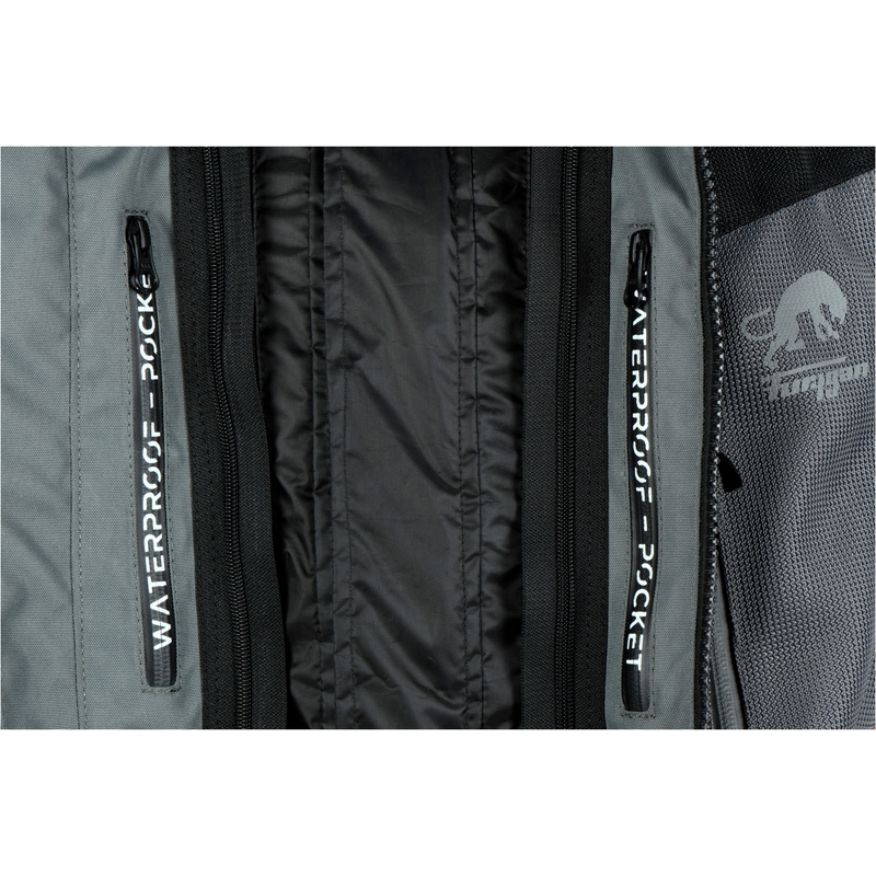 Furygan Apalaches Ventilirana motoristična jakna 2 v 1 sivo-rdeče-črne barve