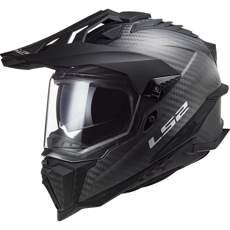 Enduro čelada LS2 MX701 Explorer C Solid Carbon Black Matte