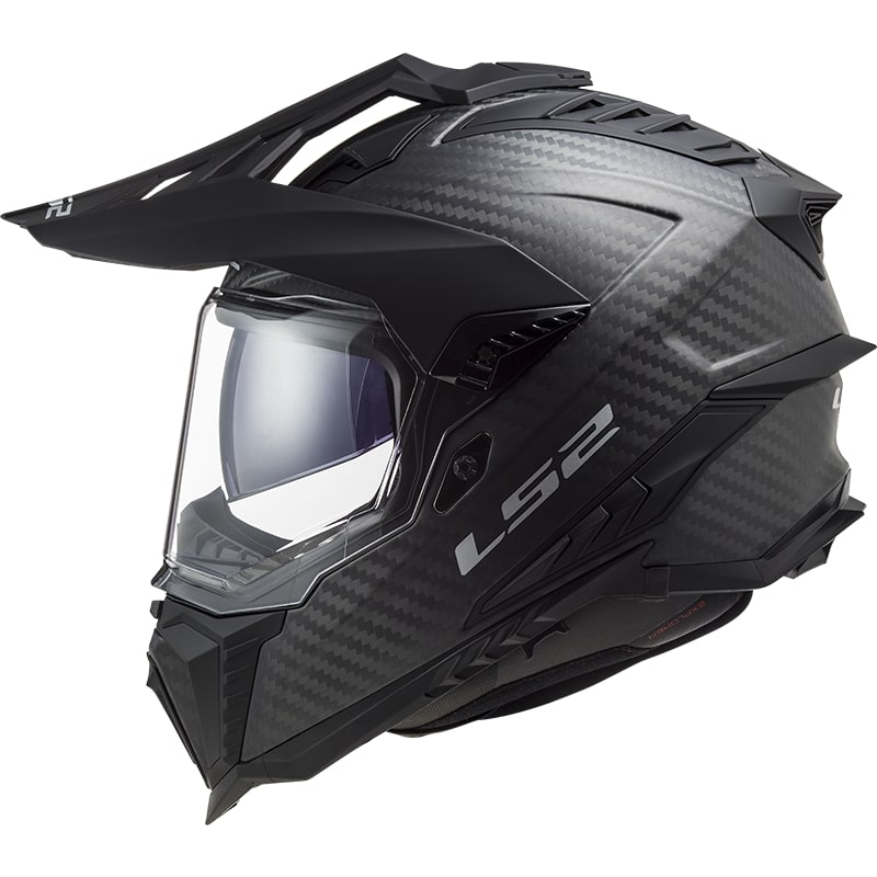 Enduro čelada LS2 MX701 Explorer C Solid Carbon Black Matte