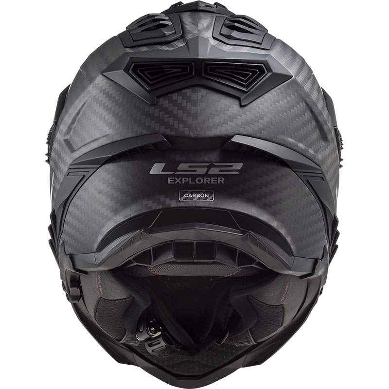 Enduro čelada LS2 MX701 Explorer C Solid Carbon Black Matte