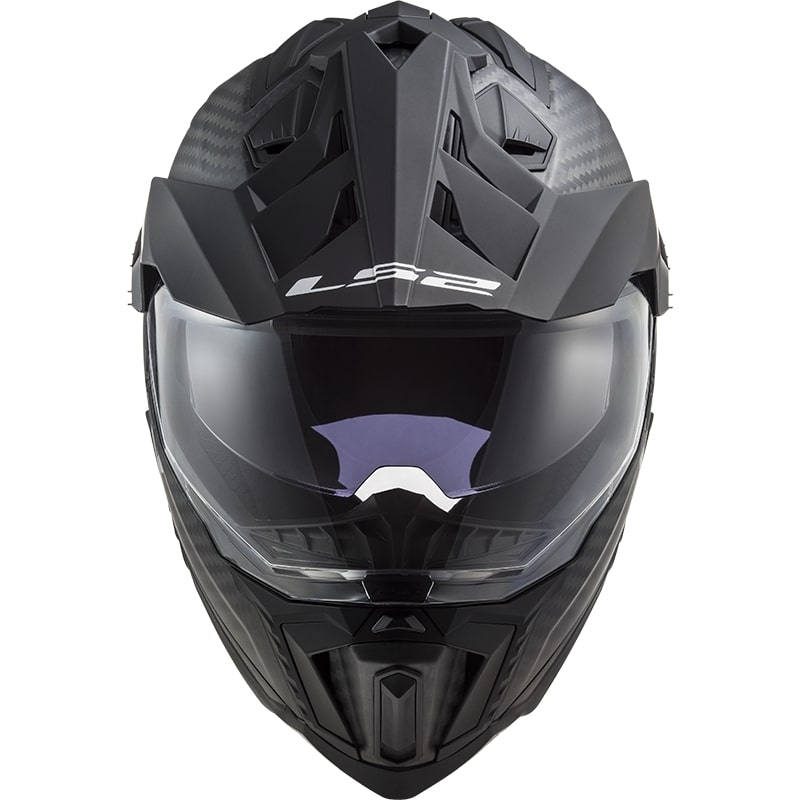 Enduro čelada LS2 MX701 Explorer C Solid Carbon Black Matte