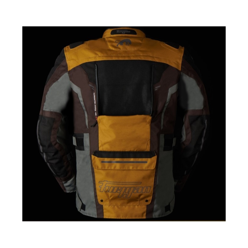 Furygan Brevent 3-v-1 motoristična jakna sivo-rjava