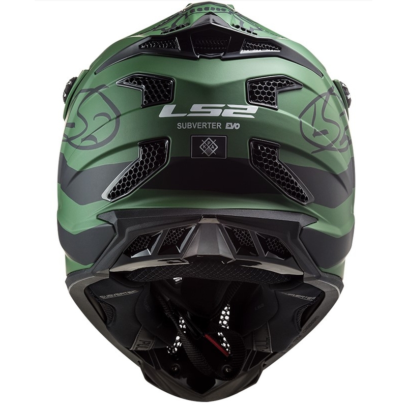 Motokros čelada LS2 MX700 Subverter Cargo zelena mat