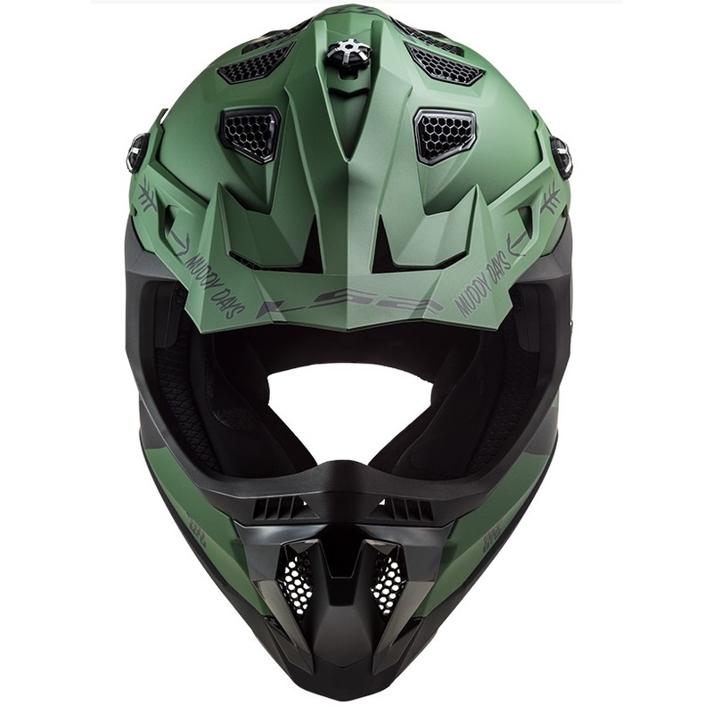 Motokros čelada LS2 MX700 Subverter Cargo zelena mat