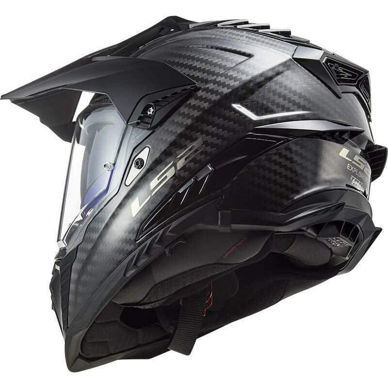 Enduro čelada LS2 MX701 Explorer C Carbon Black Gloss