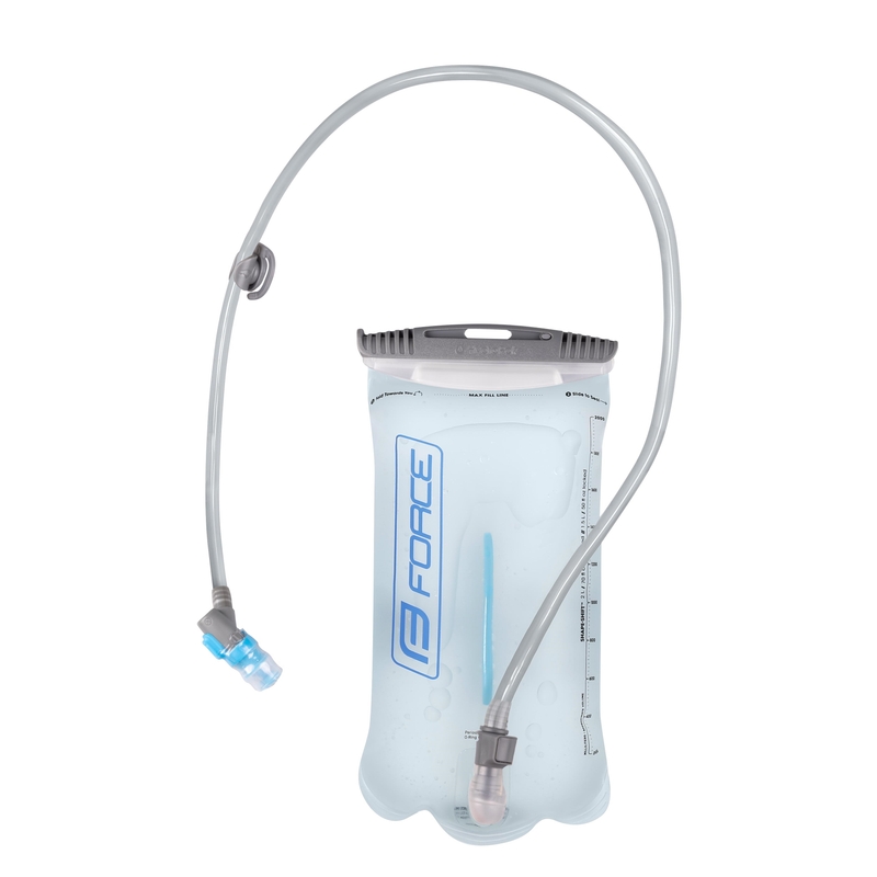 Kolesarski nahrbtnik FORCE Twin Plus 14 l črno-rdeč s hidrovakom razprodaja