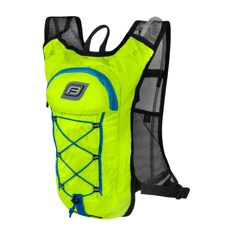 Kolesarski nahrbtnik FORCE Pilot Plus 10 l fluo rumena s hidrovakom razprodaja