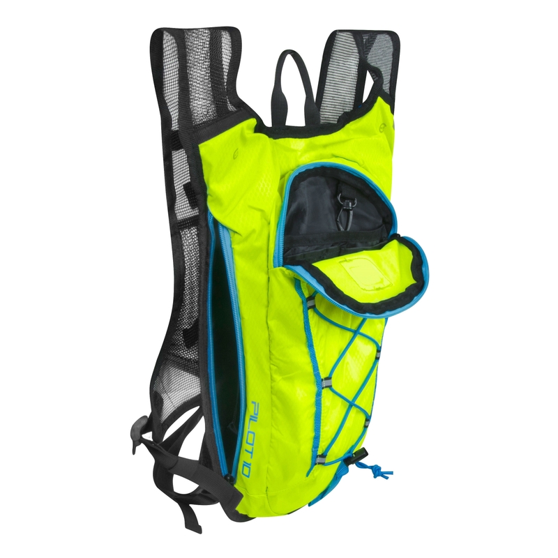 Kolesarski nahrbtnik FORCE Pilot Plus 10 l fluo rumena s hidrovakom razprodaja