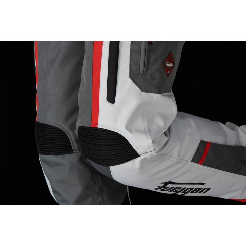 Ženske motoristične hlače Furygan Apalaches Black-Red-White-Grey razprodaja
