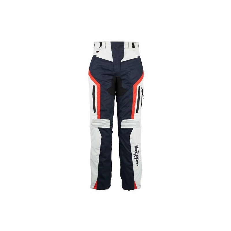 Ženske motoristične hlače Furygan Apalaches Black-Red-White-Blue razprodaja
