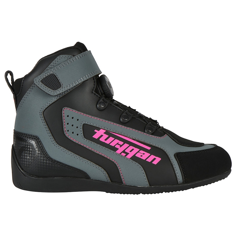 Ženski motoristični škornji Furygan V4 Easy D3O Black-Grey-Pink