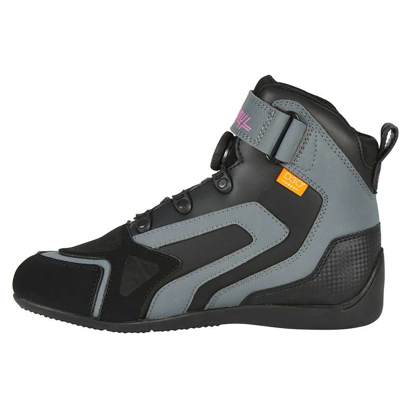 Ženski motoristični škornji Furygan V4 Easy D3O Black-Grey-Pink