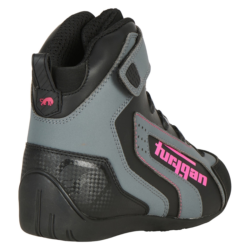 Ženski motoristični škornji Furygan V4 Easy D3O Black-Grey-Pink