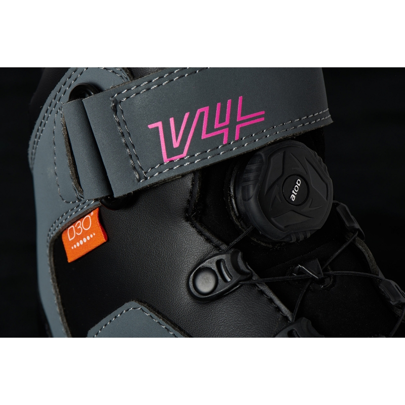 Ženski motoristični škornji Furygan V4 Easy D3O Black-Grey-Pink
