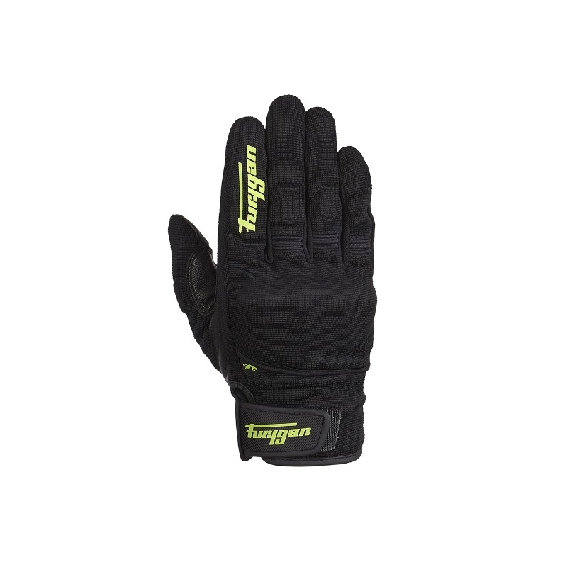 Motoristične rokavice Furygan Jet D3O black-fluo green