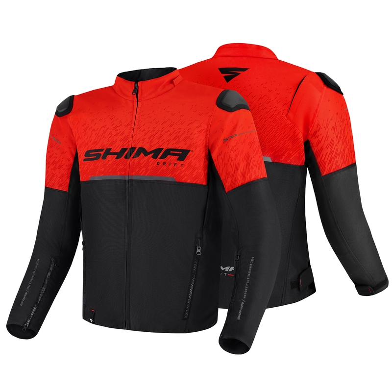 Motoristična jakna Shima Drift black-red