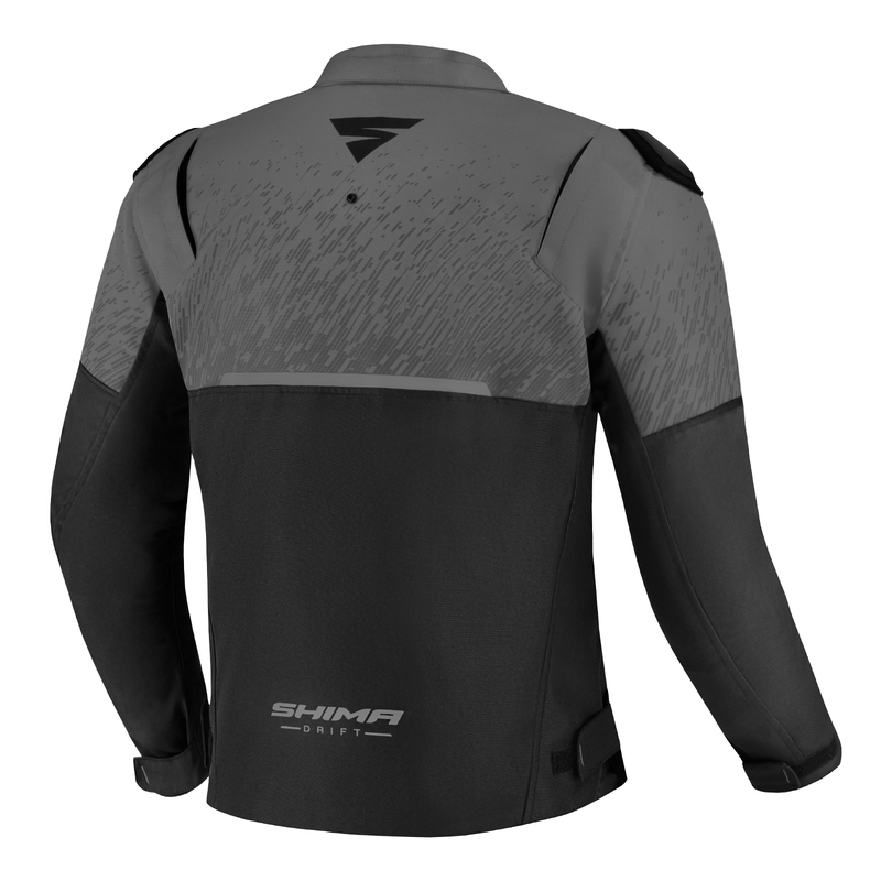 Motoristična jakna Shima Drift black-grey